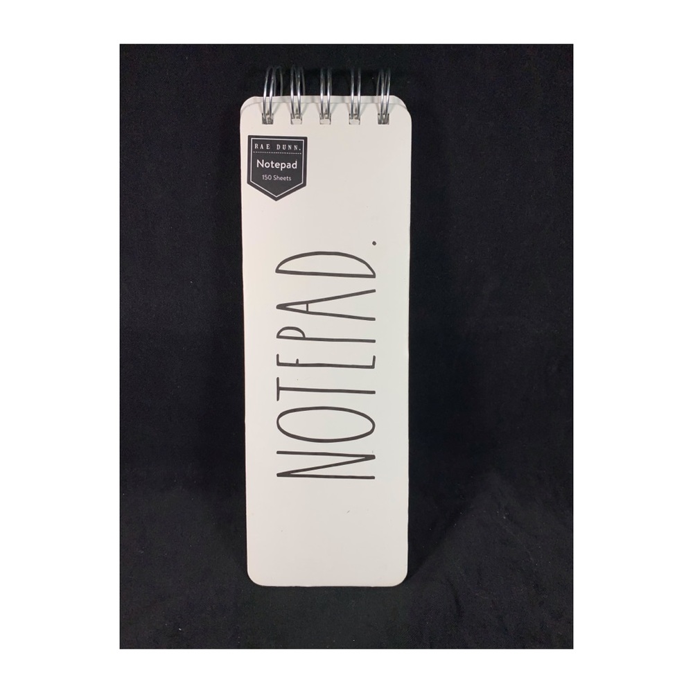 Rae Dunn LL “NOTEPAD” notebook list